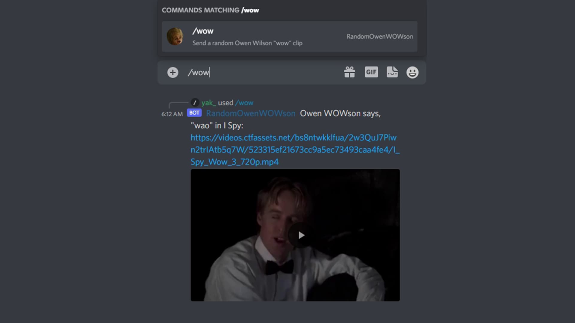 Random Owen Wowson screenshot